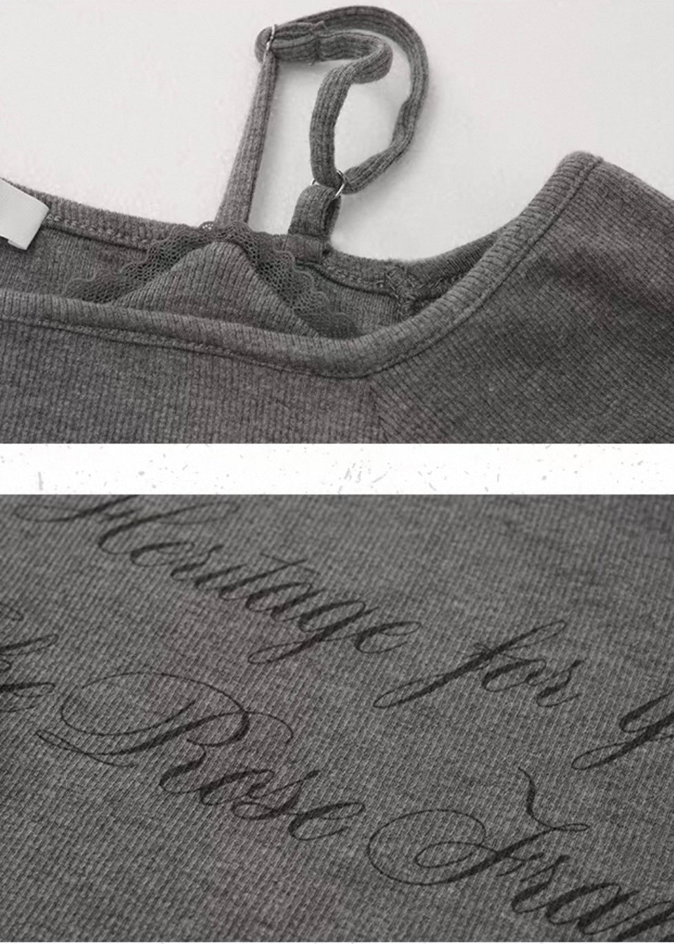 Logo Strap Off-Shoulder Top / LG1391