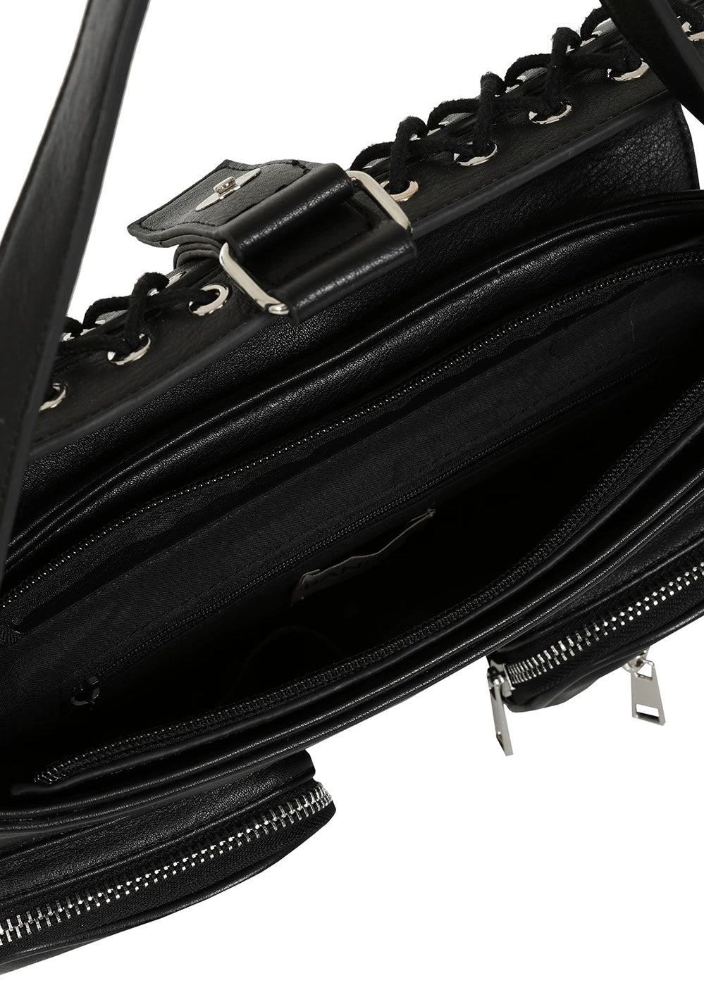 spindle zip handbag / b1112