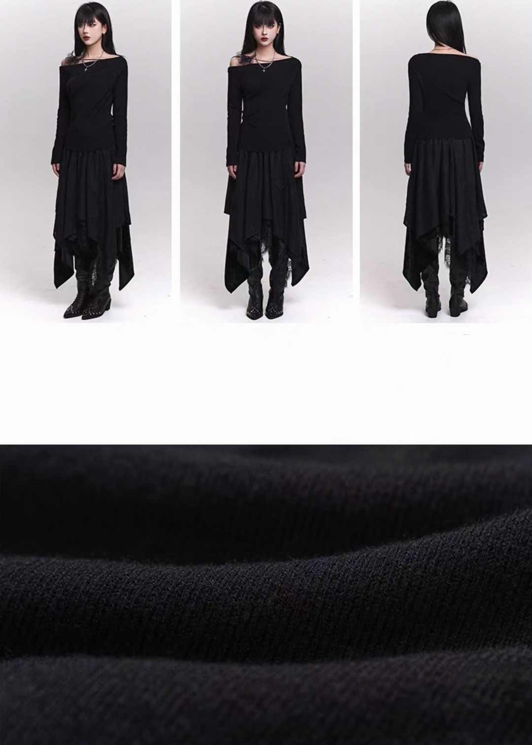 ASYMMETRIC STRAP OFF-SHOULDER TOP / LG1458