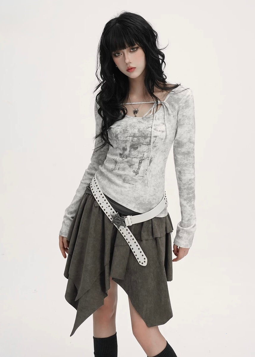 Fake Layered String Tops / LG1396