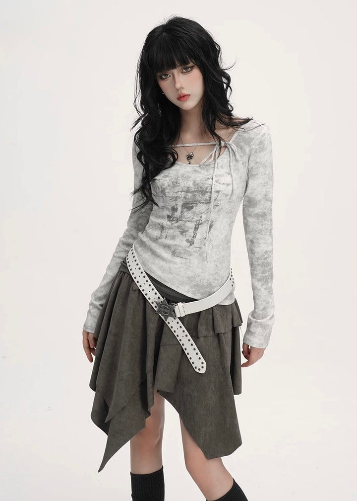 Fake Layered String Tops / LG1396