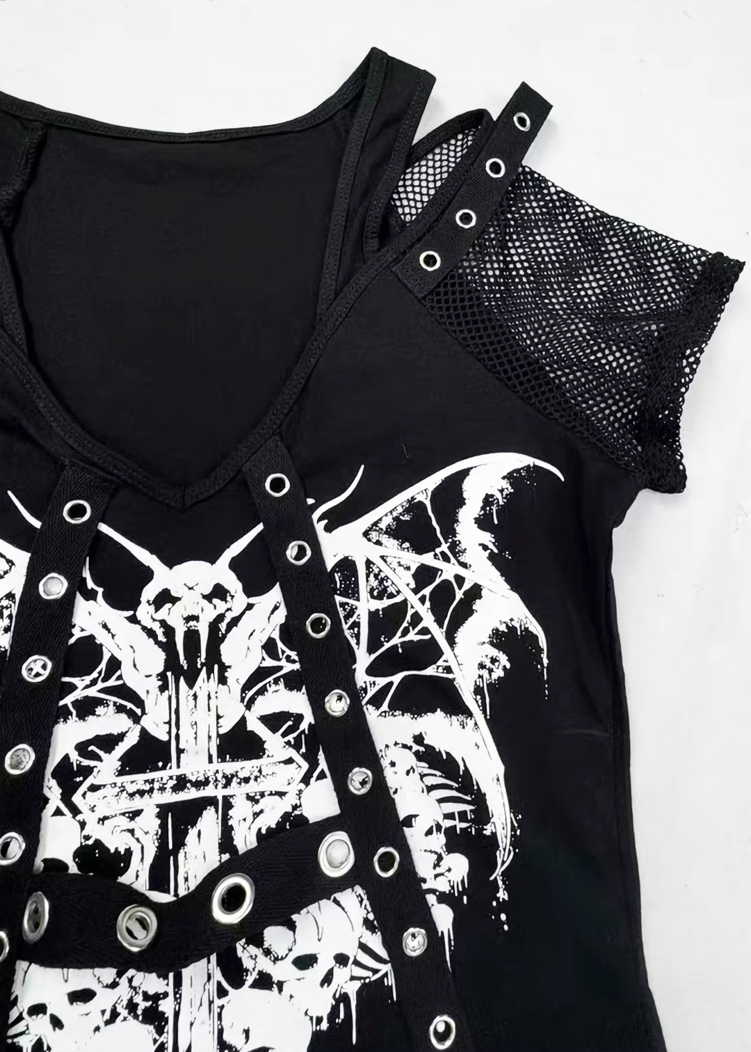 BAT GRAPHIC MESH TOP / LG1612