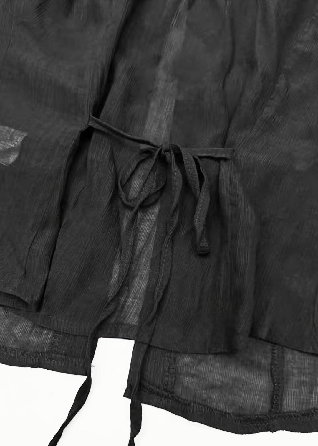 GOTHIC LACE RUFFLE SHIRT / WAIST BELT / LG1738