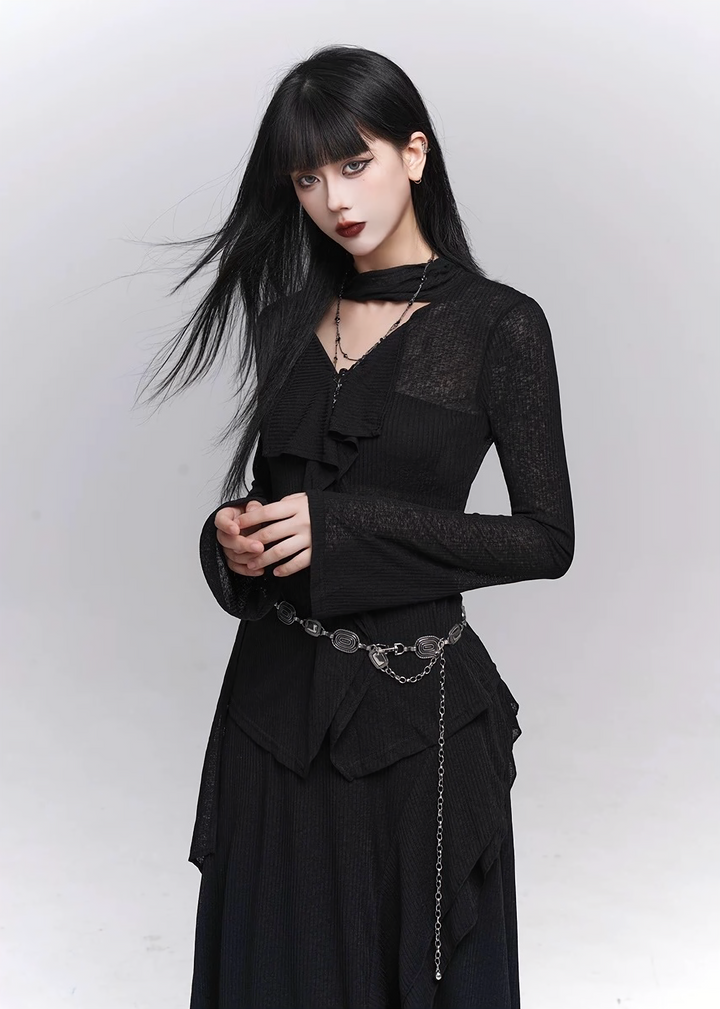 GOTHIC LAYERED TWO-PIECE SET / LG1554