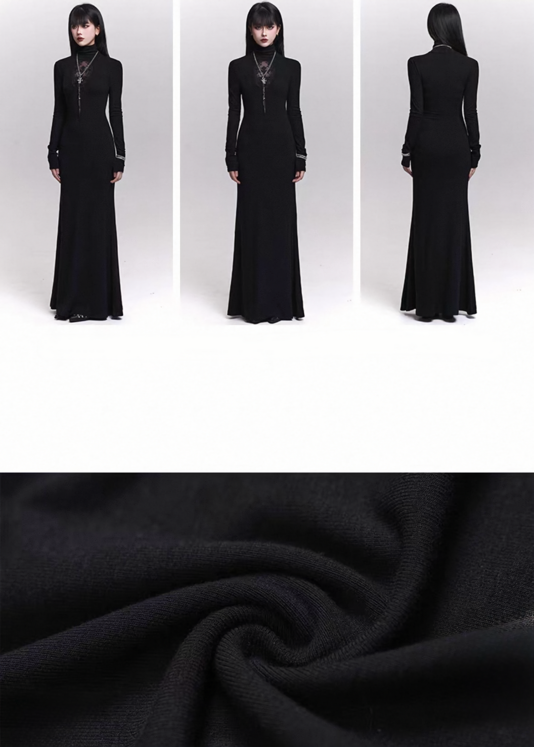 NOCTURNE CROSS LONG DRESS / LG1462