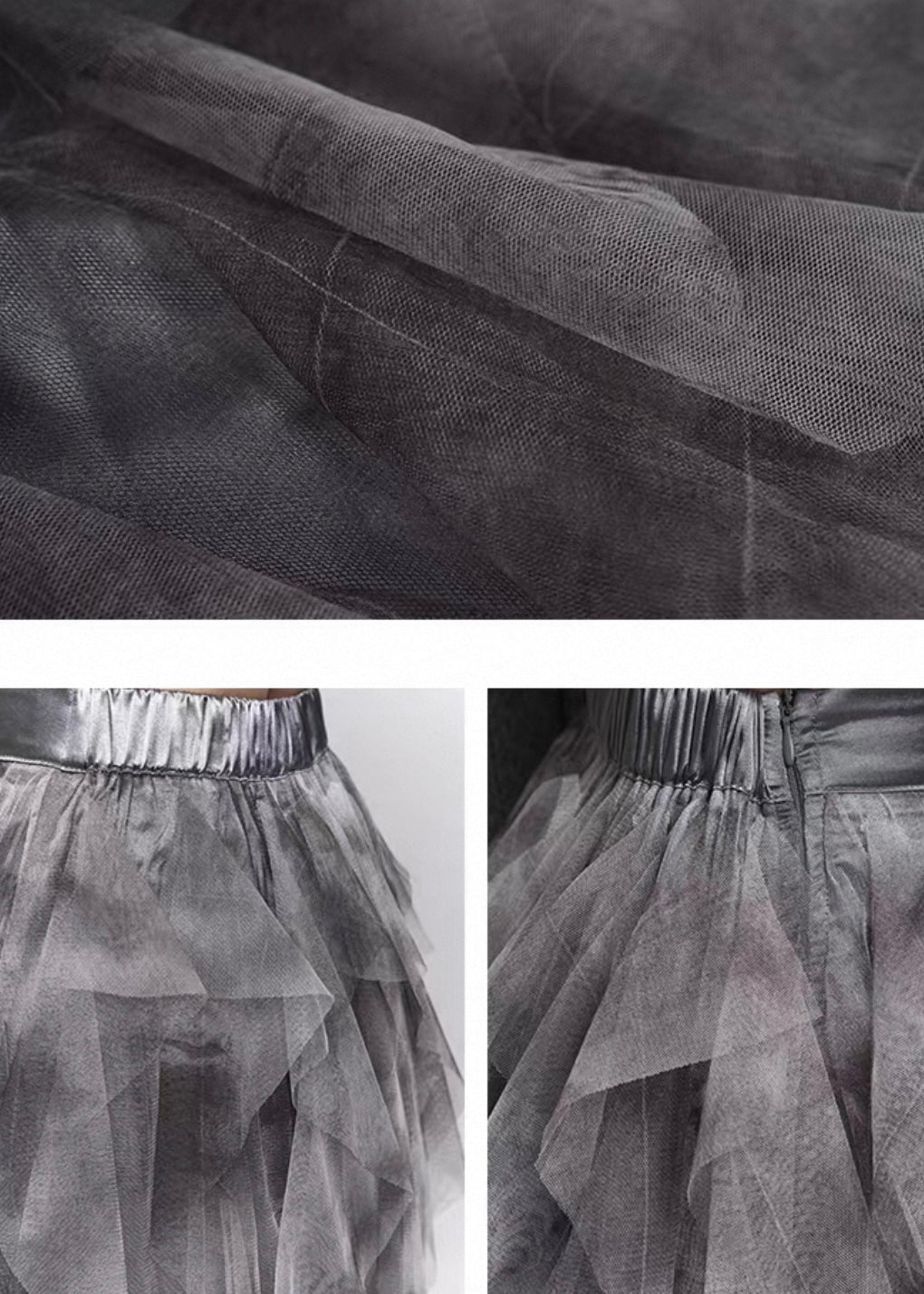 Layered Gothic Tulle Skirt / lg1347_e4r