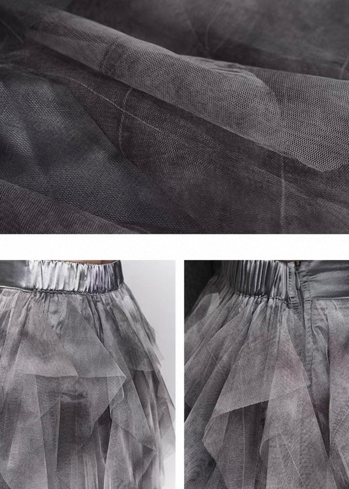 Layered Gothic Tulle Skirt / lg1347_e4r