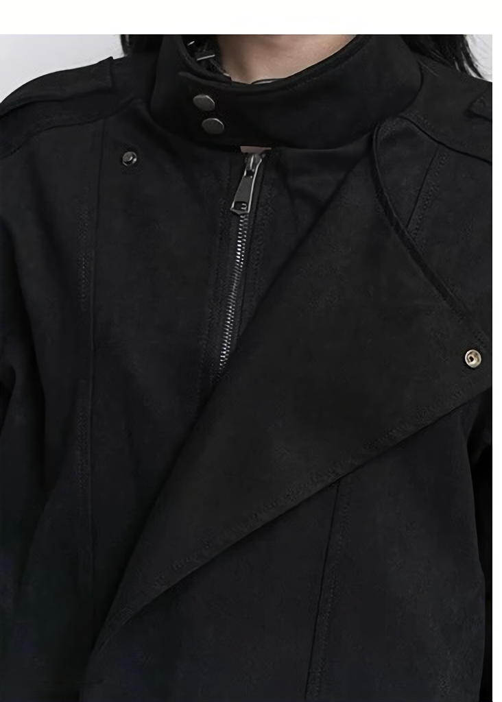 STRUCTURED SUEDE OVER JACKET / LG1440