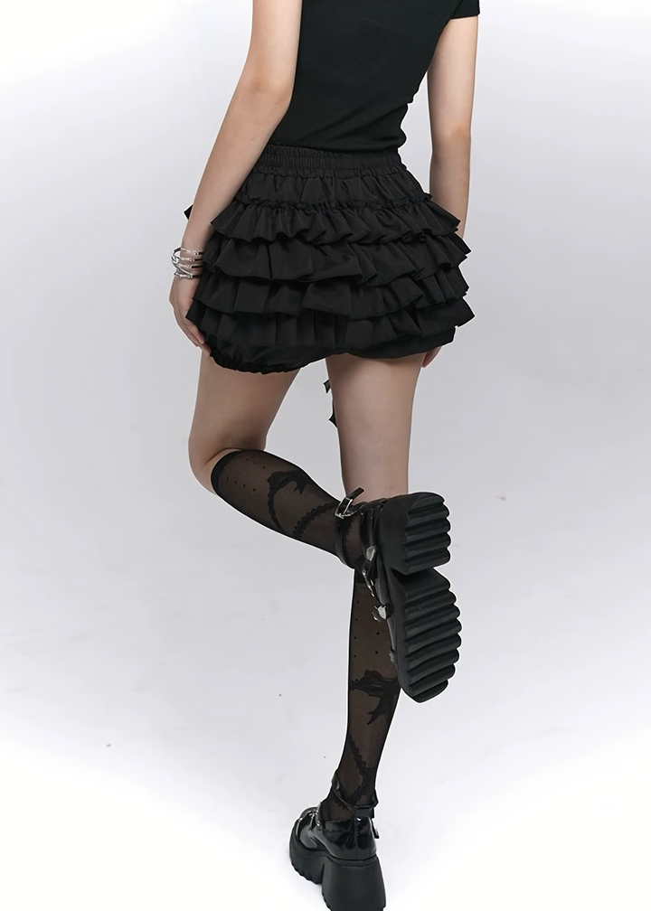 CROSS GOTHIC BALLET SKIRT / LG1267