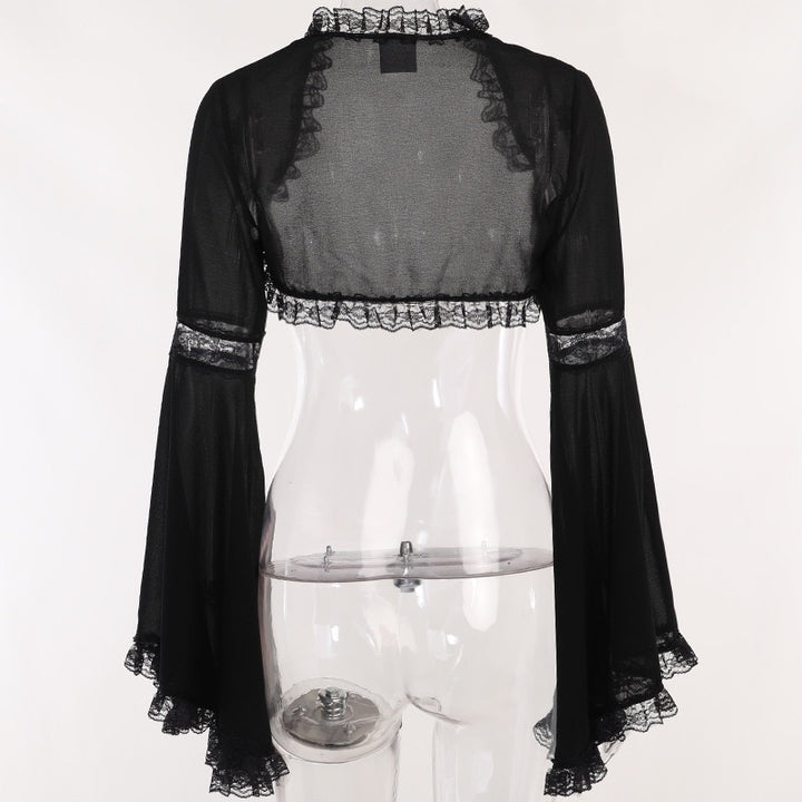 GOTHIC CROSS STRAP LONG DRESS / LG1557