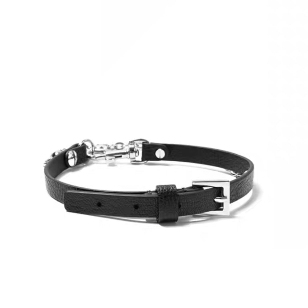 rock punk metal chain choker/a1105