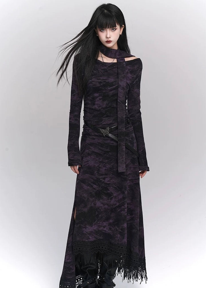 gothic purple dress / LG1175