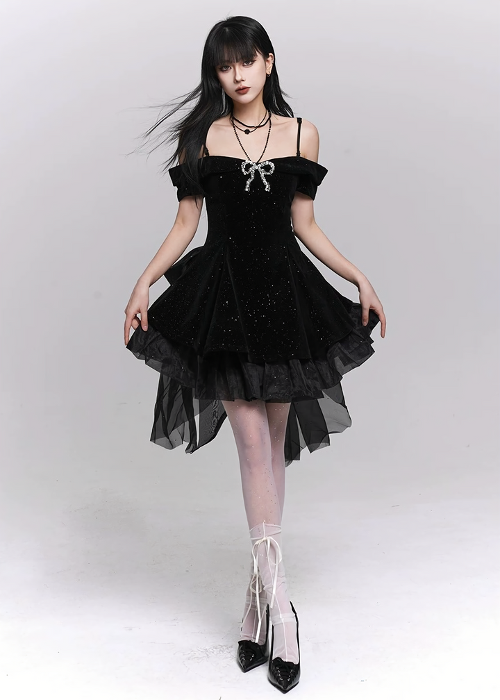 LVET BIJOU RIBBON DOLL DRESS / LG1483