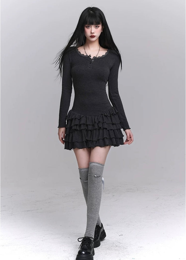 Slim Fit Dress &amp;amp; Fishbone Corset / LG1227 