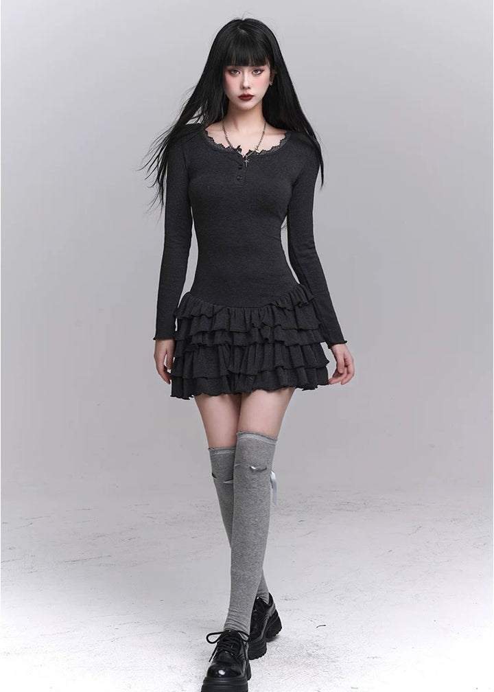 Slim Fit Dress & Fishbone Corset / LG1227