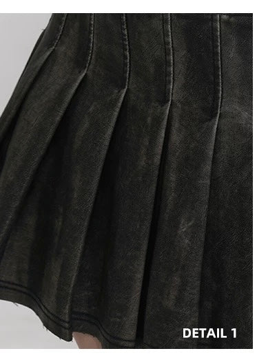 Pleated mini skirt / LG1155