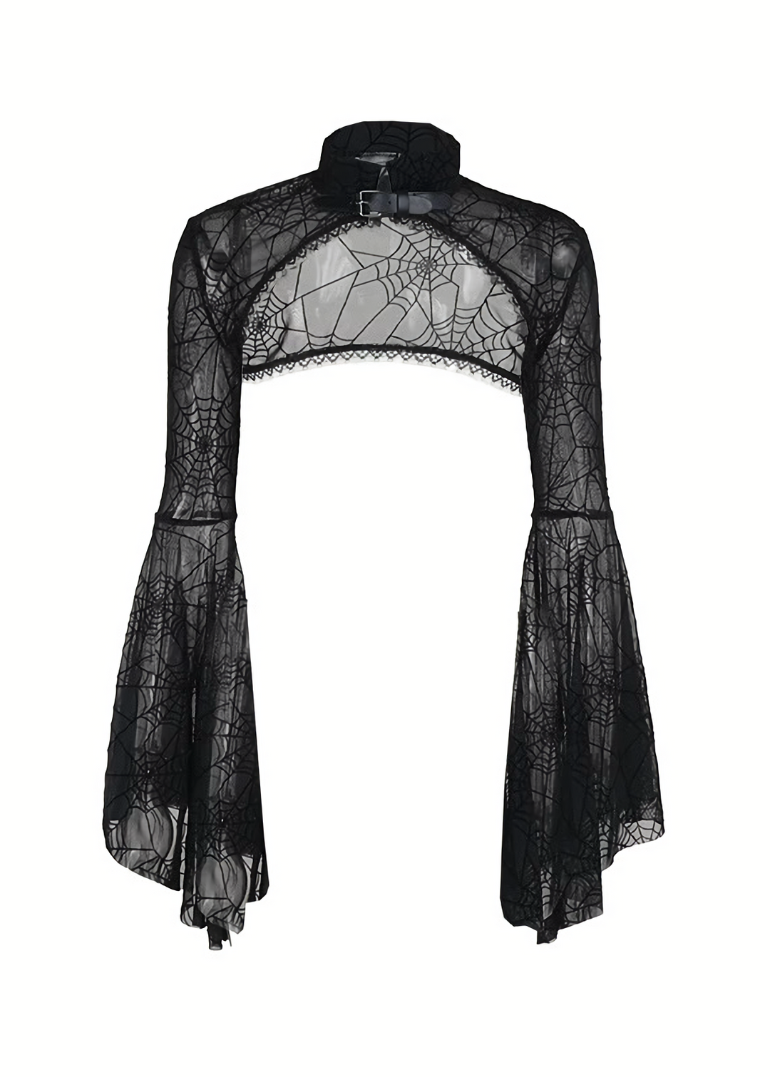 Crimson Web Lace-up Gothic Dress  & Cardigan  / LG1410