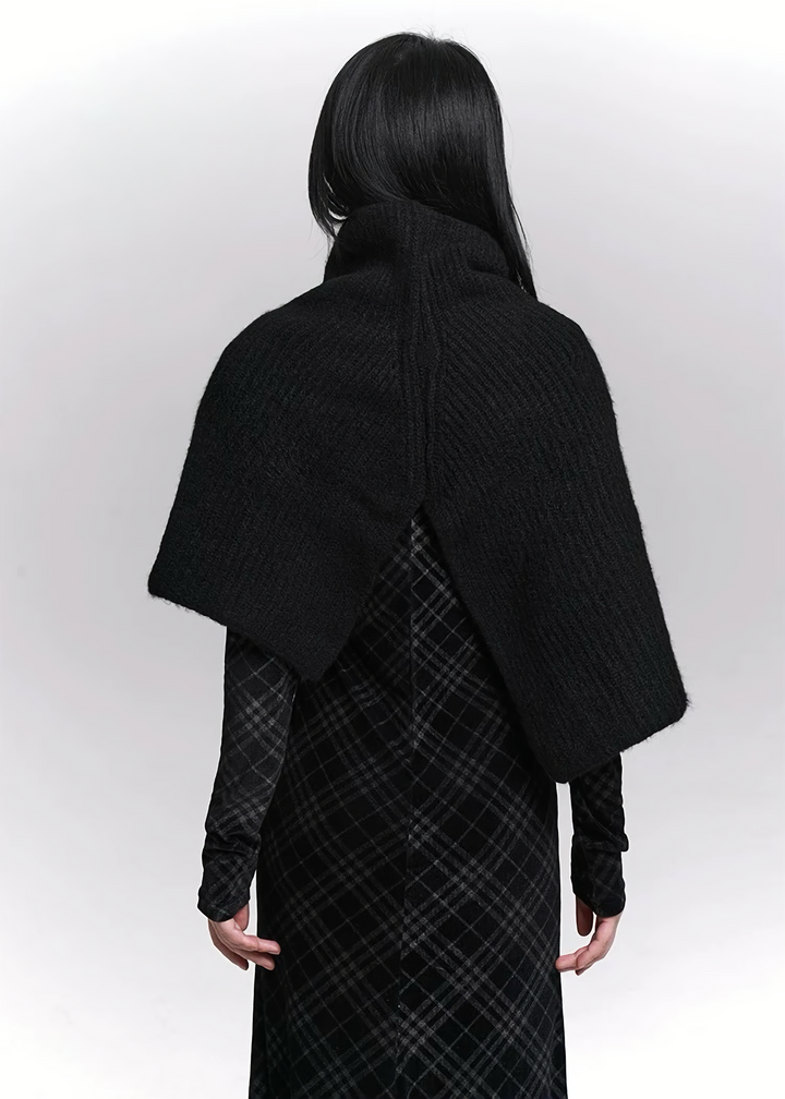 ASYMMETRY KNIT PONCHO / LG1473