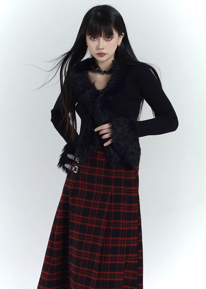 【당일 배송】black knit cardigan jacket/lg1127