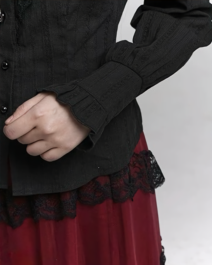Gothic Frill Classic Shirt / lg1355_e4r