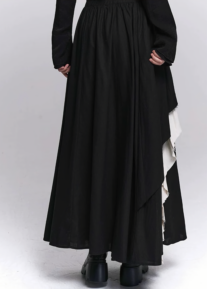 IRREGULAR LAYERED LONG SKIRT / LG1524