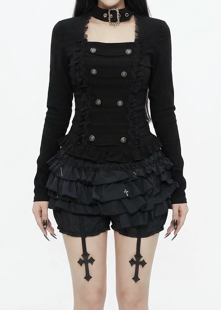 GOTHIC CHOKER CORSET TOP / LG1560