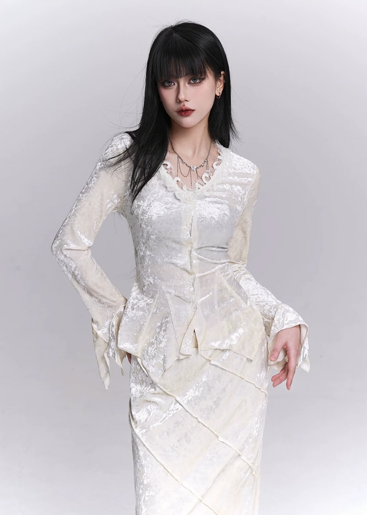 VELVET DRAPE 2PIECE SET / LG1532_e4r