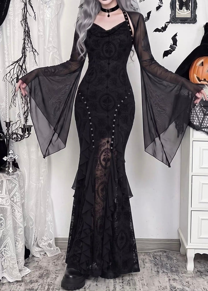GOTHIC LACE MERMAID DRESS SET / LG1661