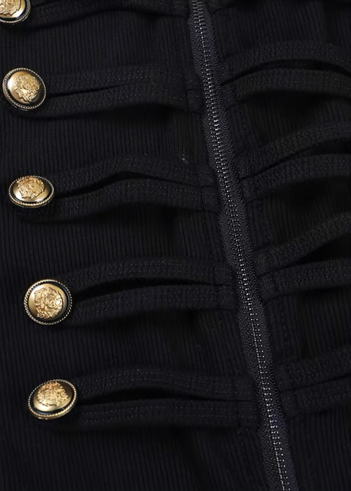 GOLD BUTTON NAPOLEON JACKET / LG1702