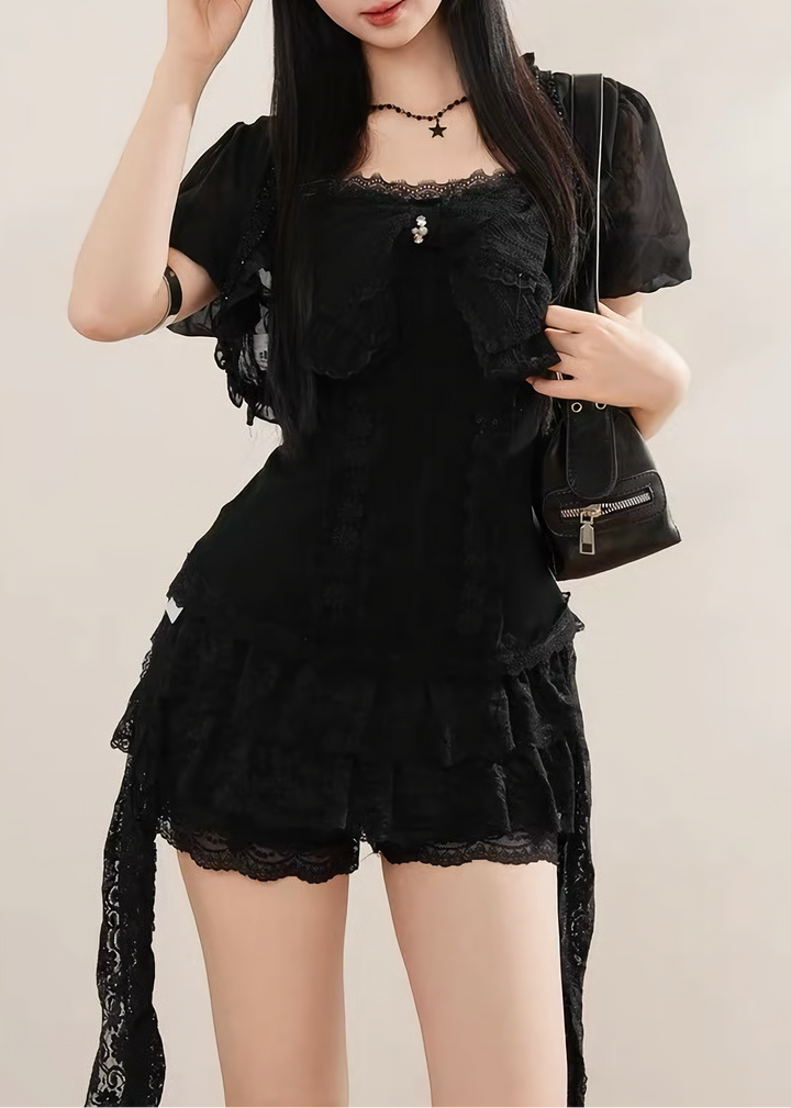 DARK RIBBON 3-PIECE SET / LG1649