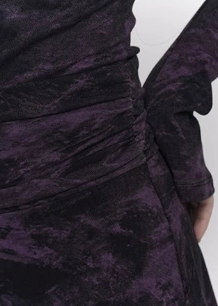 [Same-day delivery] gothic purple dress / LG1175