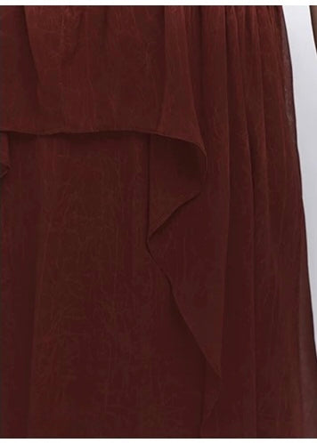 Draped Chiffon Setup(tops &amp;amp; skirt) / lg1314 