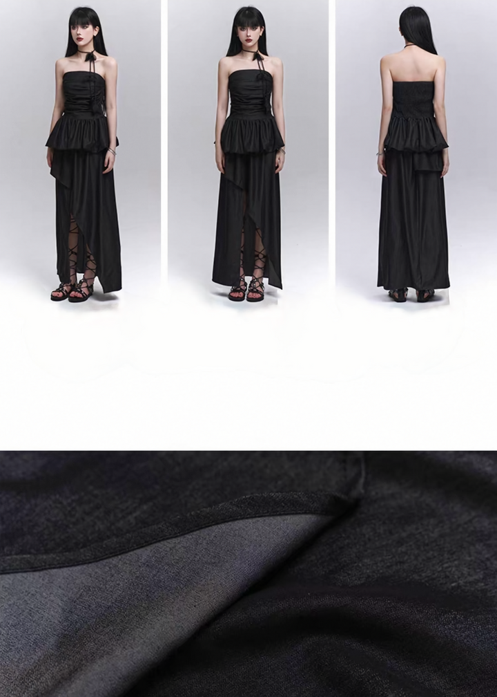 Asymmetrical peplum setup/lg1274_e4r
