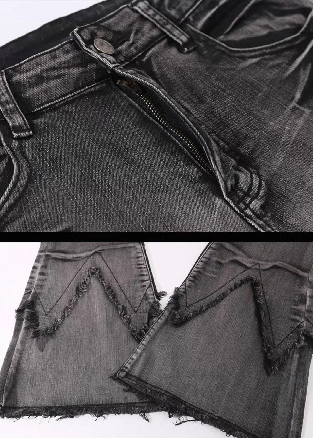 Dark Dystopia Denim Pants / lg1335