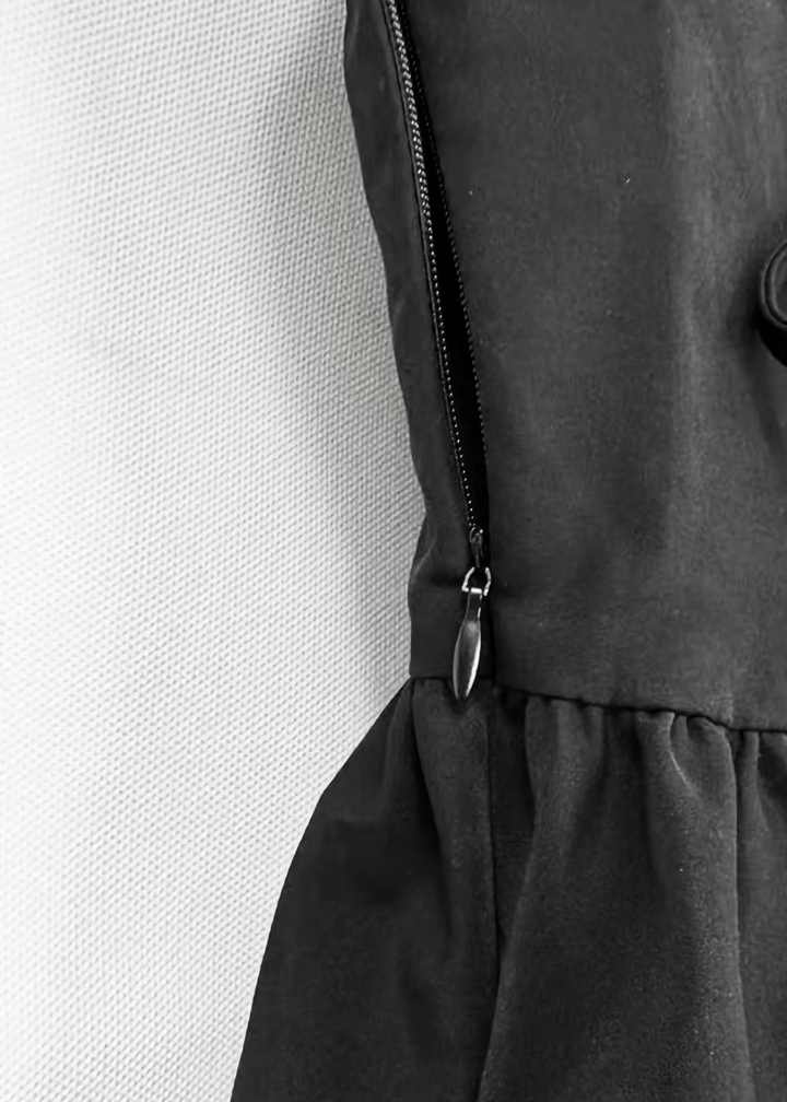 MONOTONE LAYERED FRILL DRESS /LG1621