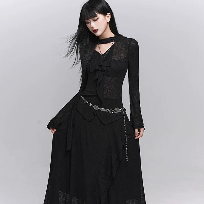 Ornament Gothic Chain Belt / a1124