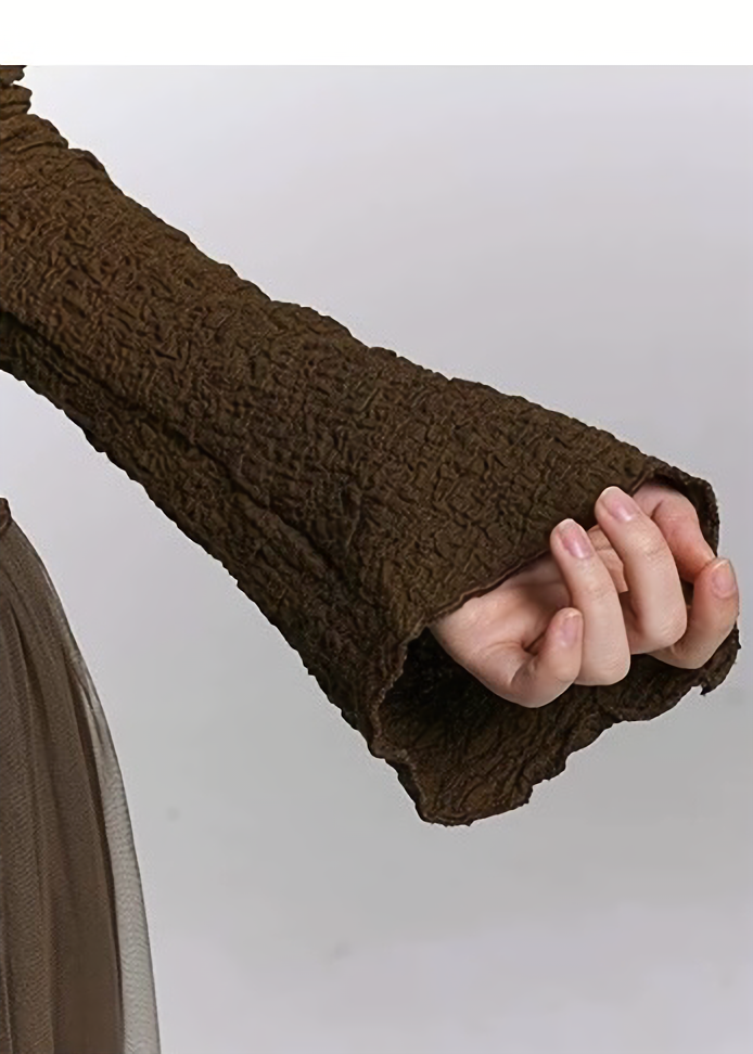 Lace V-Neck Bell Sleeve Top / LG1510