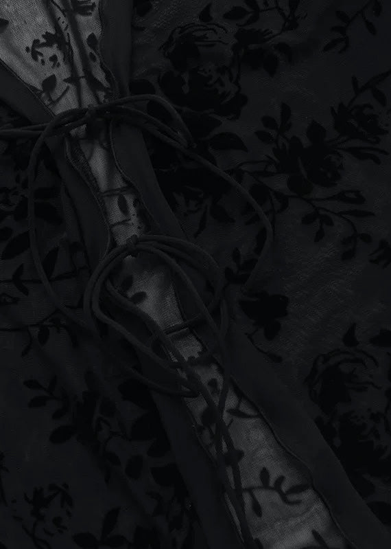 SHEER LACE GOTHIC CARDIGAN / LG1551