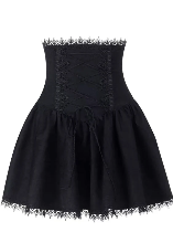 GOTHIC CORSET MINI SKIRT SET