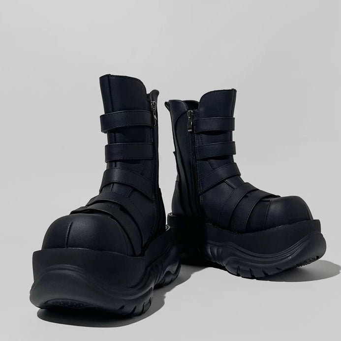 cyberpunk platform boots / v1109