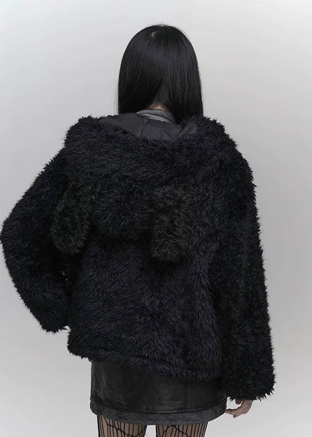 【당일 배송】rabbit furry jacket / LG1150 