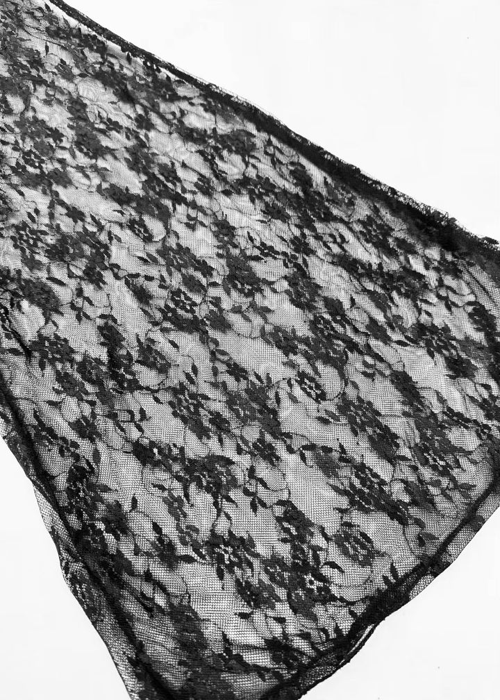 DARK Lace Layered Flare Pants / LG1679