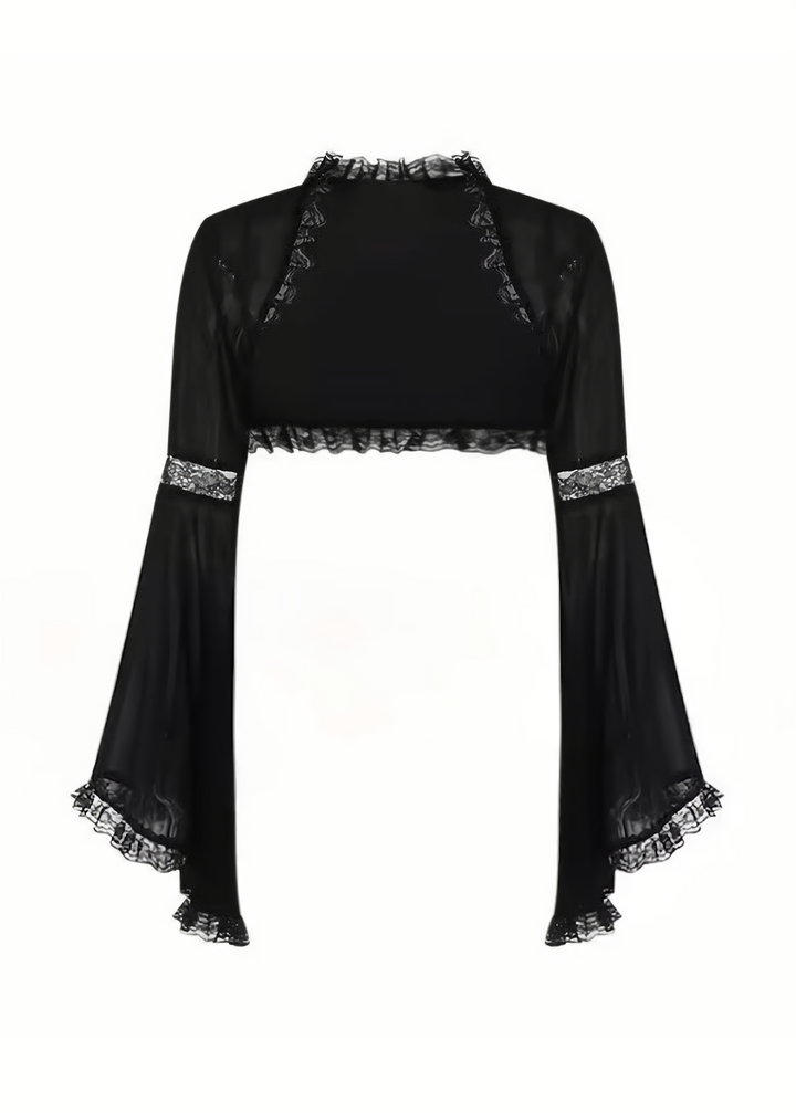 IRIDESCENT LACE-UP LONG DRESS SET / LG1705