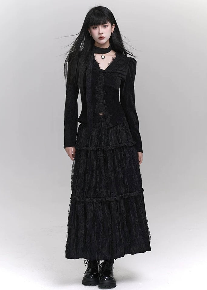 [Same-day delivery] gothic suits &amp; velvet skirts / LG1181 