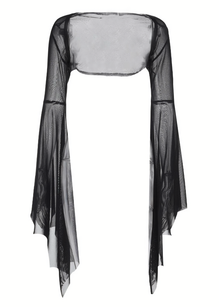 Nocturne Frill Dress &amp;amp; Shadow Sheer Cardigan / LG1408