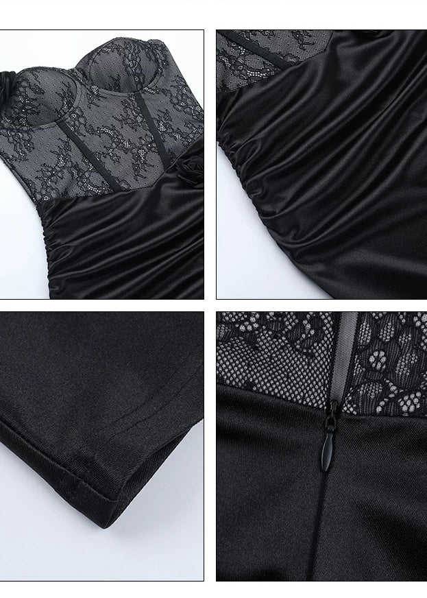 LACE MERMAID GOTHIC DRESS / LG1588
