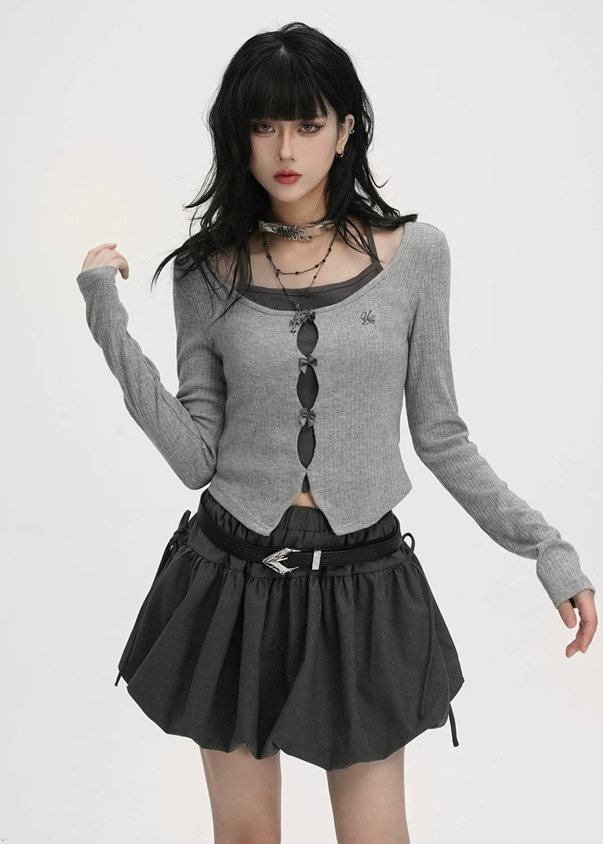 Balloon Mini Skirt / lg1377