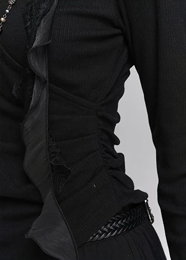 BLACK ROSE GOTHIC LONG SLEEVE / LG1413_e4r