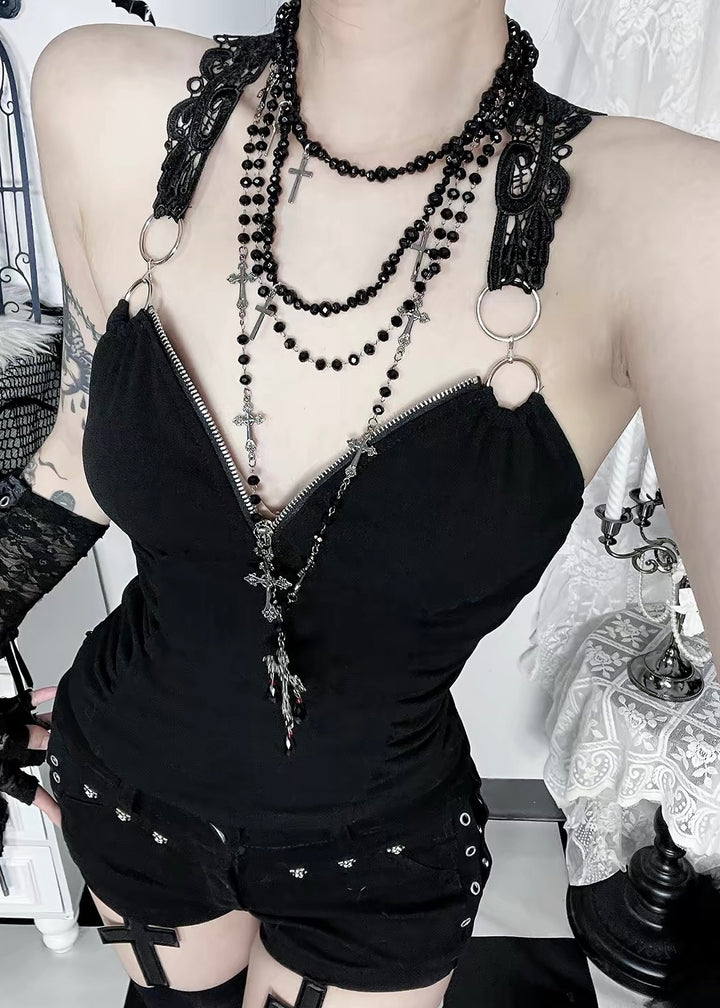 GOTHIC LACE ORNAMENT CAMISOLE / LG1665