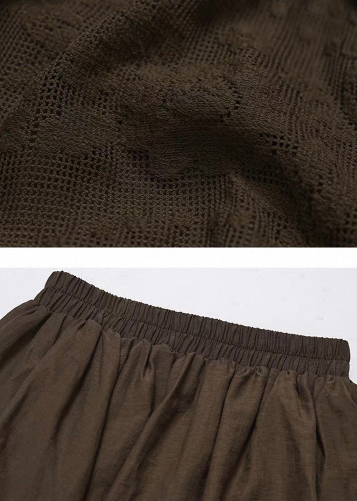 Dual Layer Lace Skirt/lg1349 